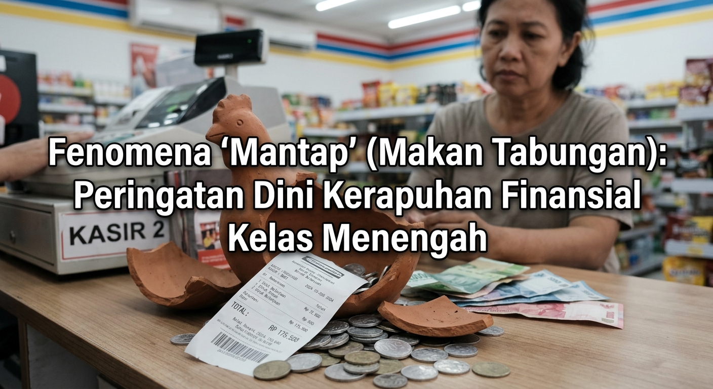 Fenomena 'Mantap' (Makan Tabungan): Peringatan Dini Kerapuhan Finansial Kelas Menengah